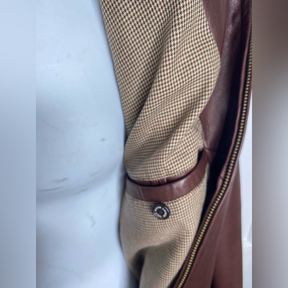 POLO RALPH LAUREN Luxury Brown Leather Jacket with Pockets - Picture 12 of 16